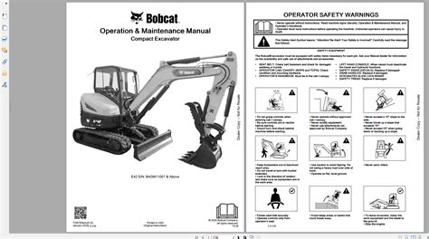 bobcat e42 parts manual